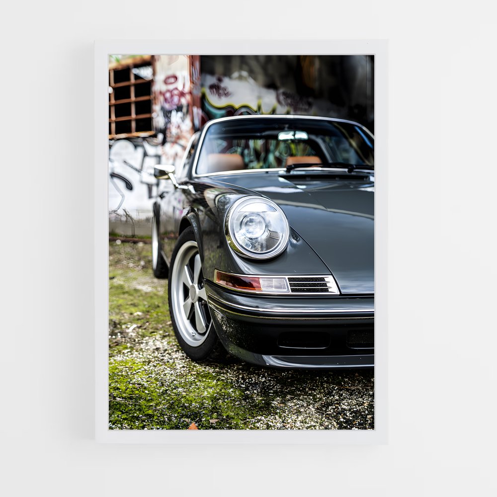 Poster Targa Noir – affiche Porsche (vue 3)